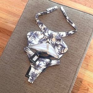 Halter Criss-Cross Bikini